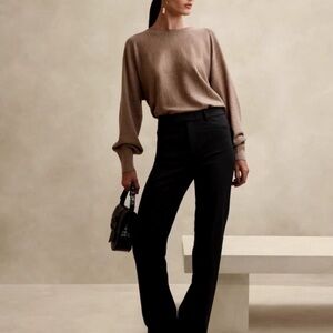 Banana Republic Black Straight Leg Pants